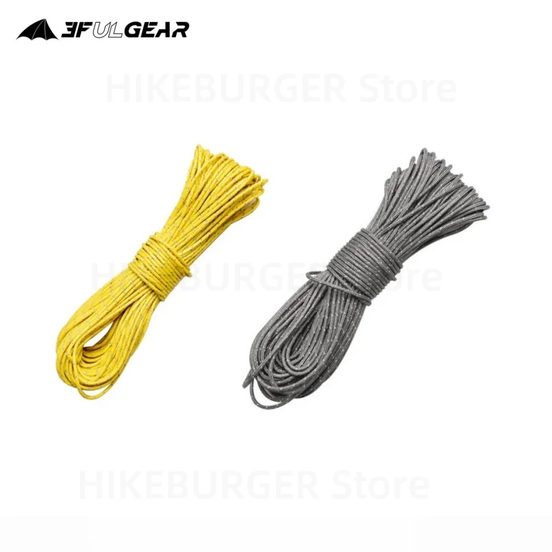 3f UL Gear 1,5 mm Uhmwpe Reflexné lano vonkajší kemping stan odolný 20 metrov veterné lano