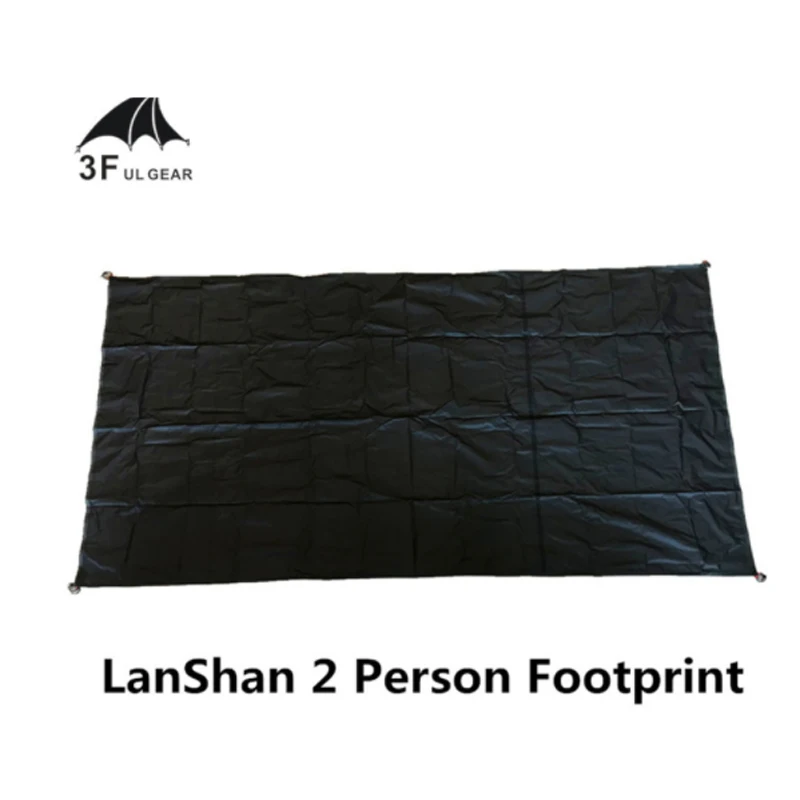 3f ul Gear Lanshan 2 stan stopy vodotesný vodotesný opotrebovaný hárok originálny útvar Silnylon Ground Clother 210*110 cm