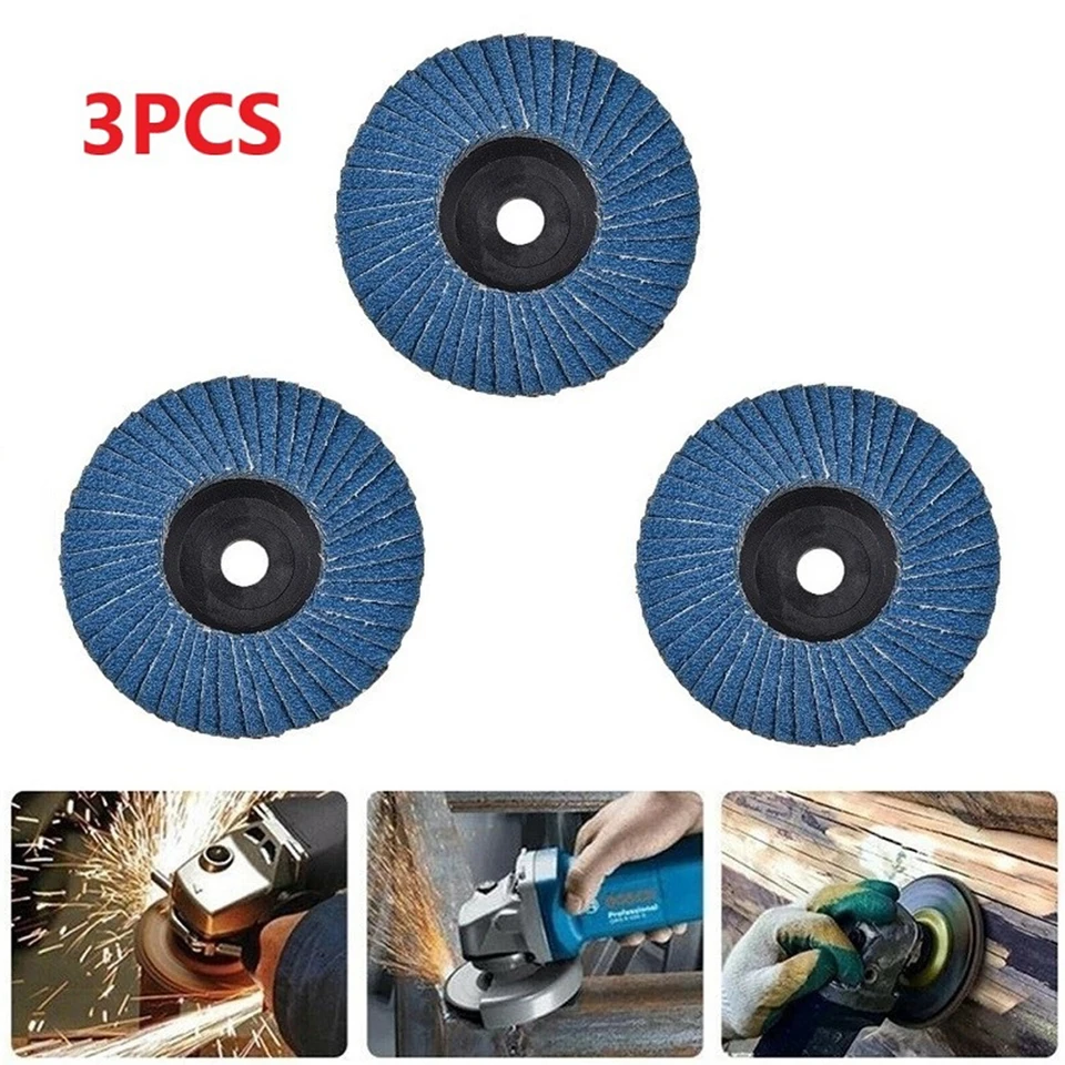 3ks 3 palcové ploché klapky 75 mm brúsky Disk 10 mm Bore Mini uhol brúsky brúsky Multifunkčné príslušenstvo napájacieho náradia