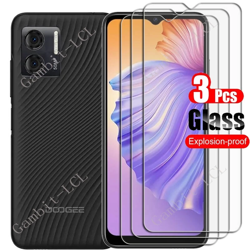 3ks 9h Temperované sklo pre Doogee N50 Pro 6.52 
