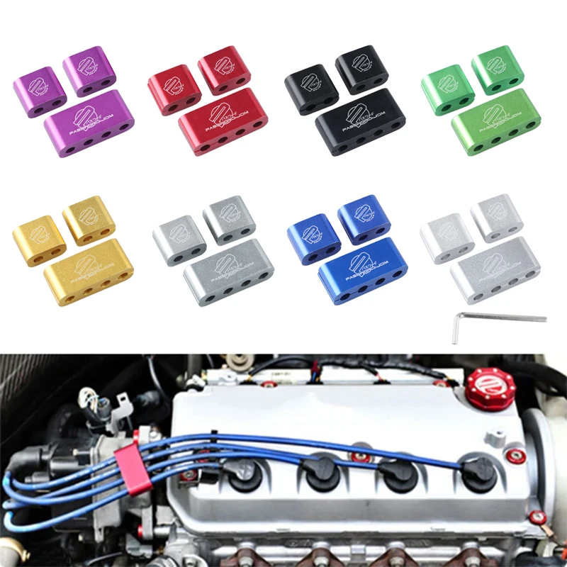 3ks/balenie JDM SPW Heslo Heslo CAR zapaľovaciu sviečku Elektrický drôt odlúčiaca svorka Ignition Kab kábla Automatika