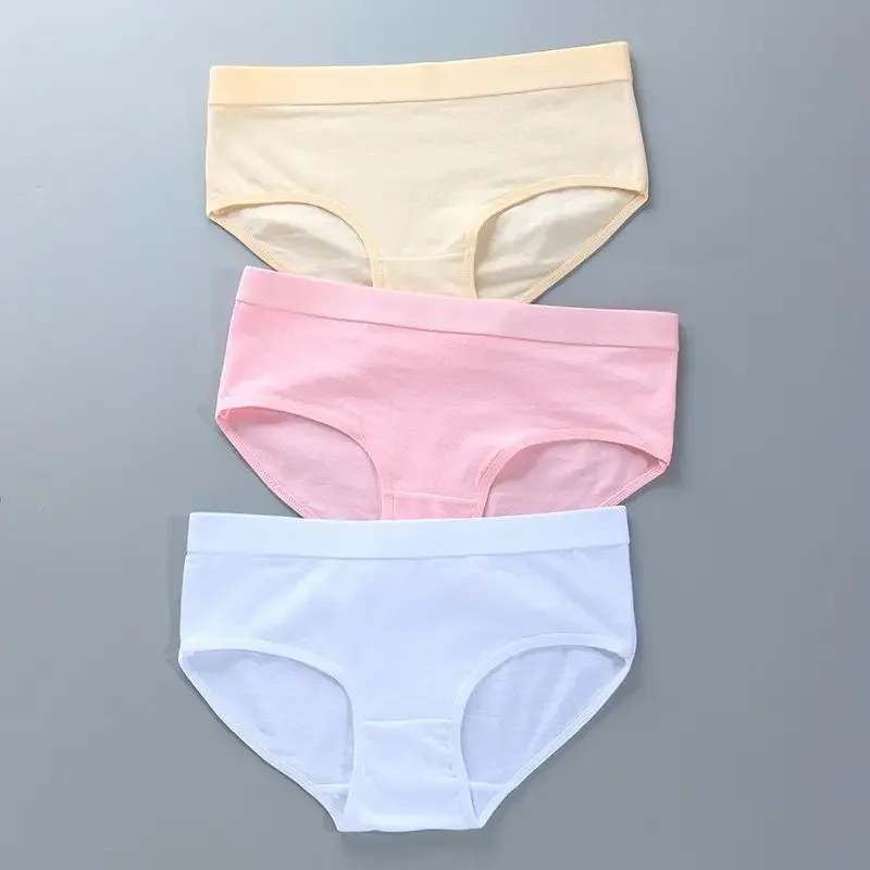 3ks Cotton Girl Girl Underwear Develow Obdobie bavlna Pohodlné spodné prádlo dievčenské nohavičky Girls Briefs 8-16 rokov