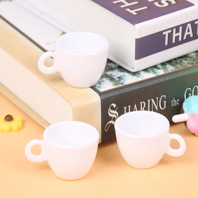 3ks Doll House Mini Coffee Cup a Dollous Miniatúrne kuchynské hračky