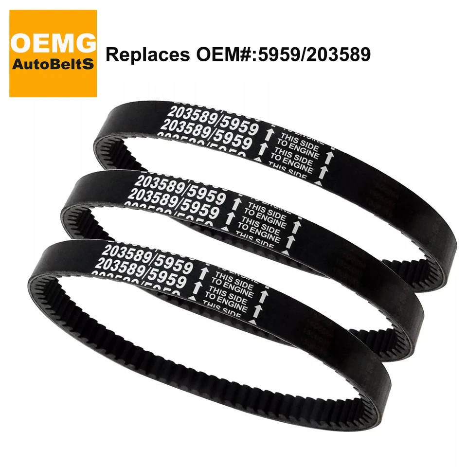 3KS Go Kart Drive Belts Fit for 30 Series Converter Converter Go Kart Parts Repart pre Manco 5959 / Comet 203589