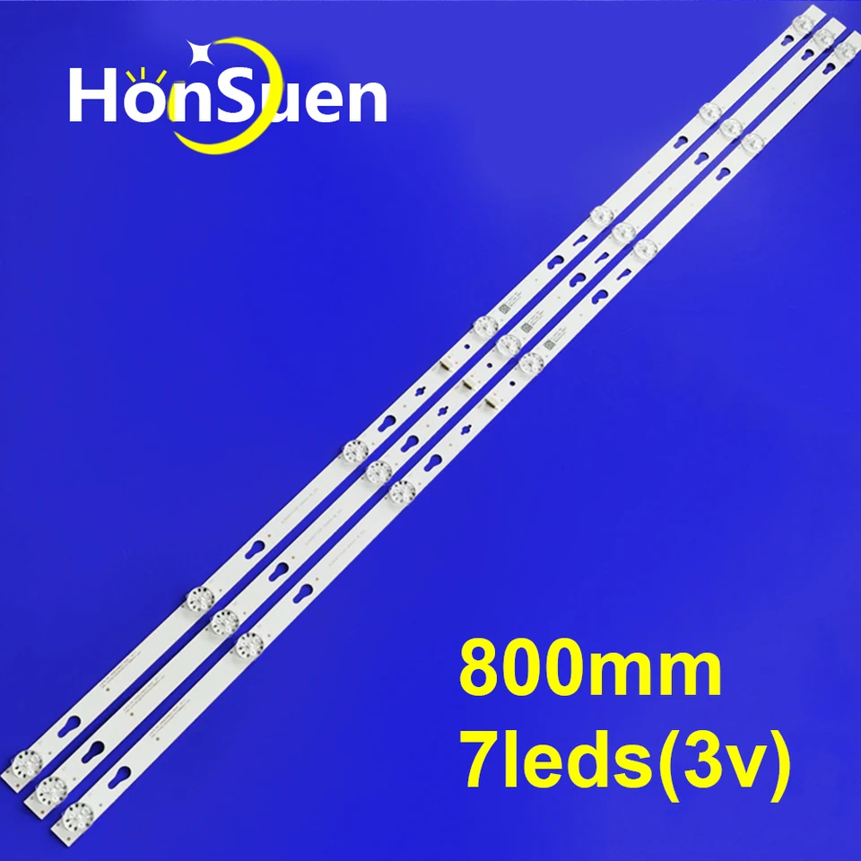3ks LED podsvietené prúžky pre HKPRO HKP43S08 HKP43SM8NEG HKP43SM8 HKP43F17