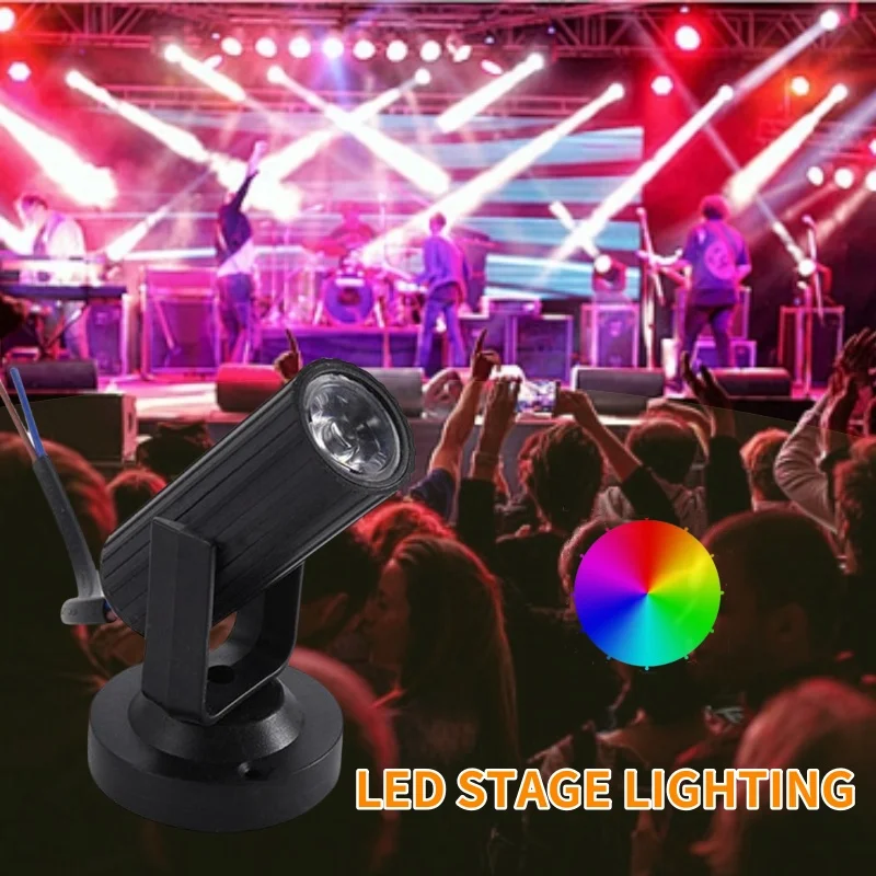 3ks Mini Spot Lamp 1W AC85-265V STAVE LIGHTING PREPOSENIE PRE DOMÁCNOSŤ PRE DOMÁCNOSŤ DJ