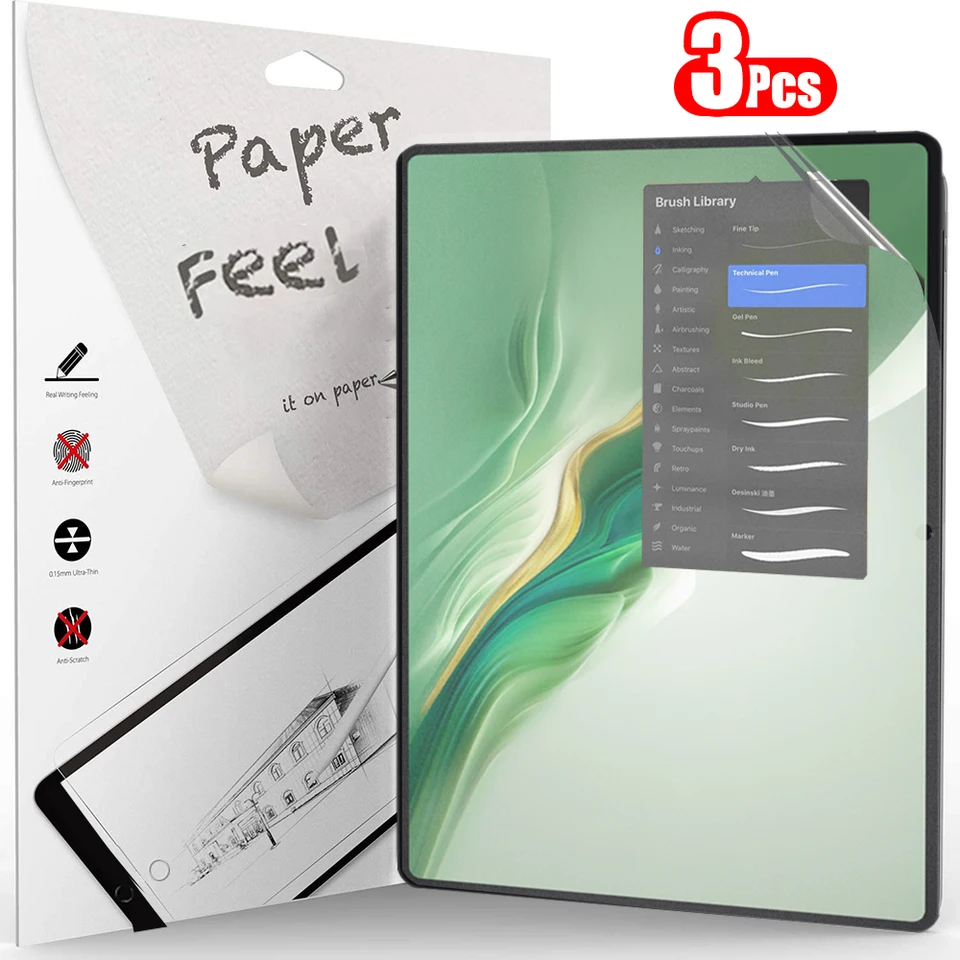 3ks papier sa cíti ako ochranca obrazovky pre Honor MagicPad 2 2024 12,3 palca bez skla