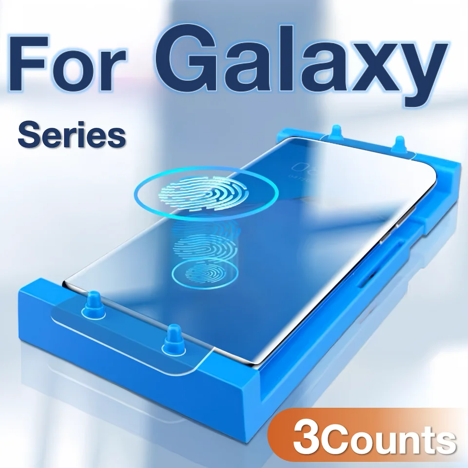 3ks pre Samsung Galaxy S25 S24 S23 S22 S21 S20 Ultra S10 S9 S8 Plus Poznámka 20 10 9 Chránič obrazovky so súpravou, nie temperované sklo