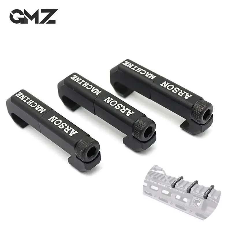 3ks/set vodiaci vodičský vodiaci systém riadenie kábla Kryt koľajnice Picatinny Rail Handguard Wire Wire Fix