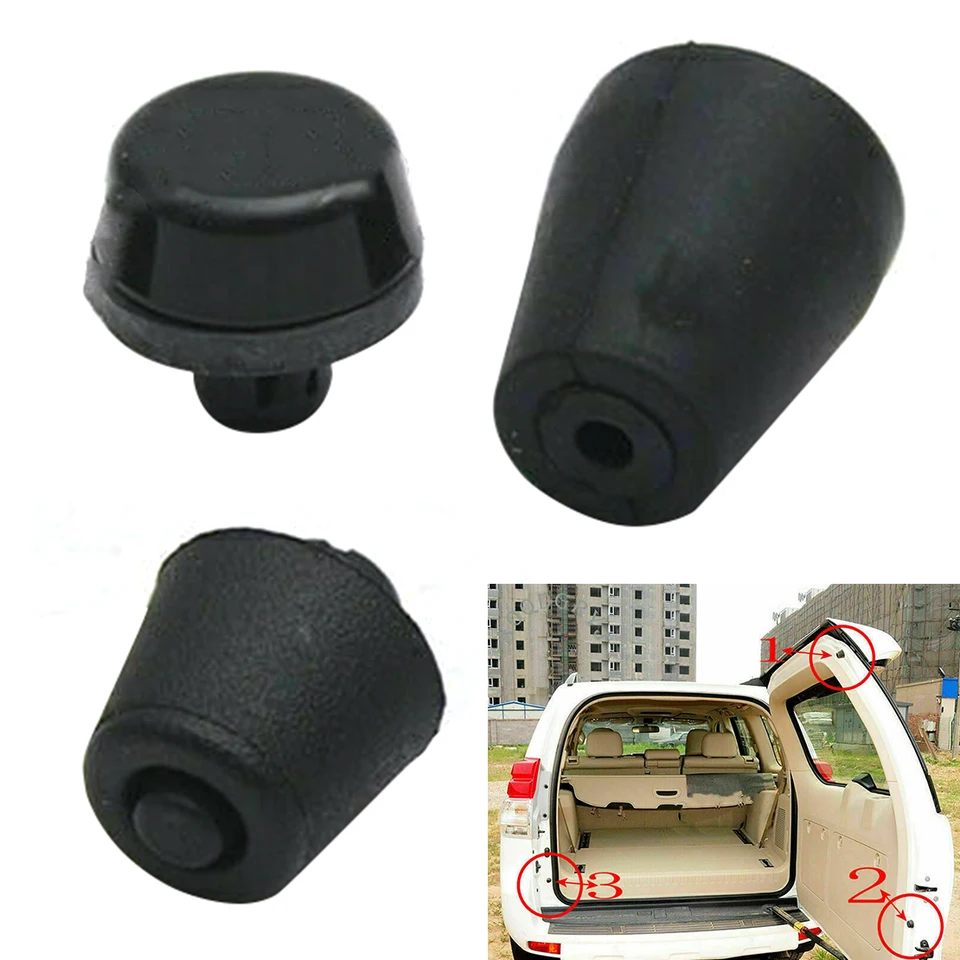 3ksové auto zadné kufre Trungate Tailgate Trusing Granular Gumber Fit Fit for Toyota Prado 150 2010-2015 2016 2017 2018 2019 2020 2020 2021