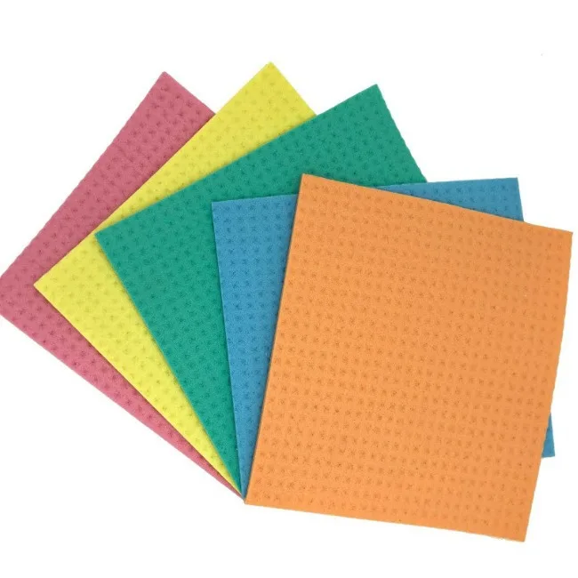3ksové umývanie riadu Drevená buničina z bavlny Čistiaca bielizeň mokrá suché opakovane použiteľné absorbentné kuchynské handrové handrové podložky