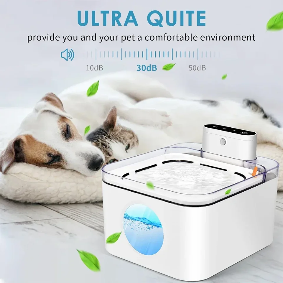 3L Automatická mačka vodná fontána USB kábel/batéria ovládaná inteligentný snímanie senzor pre psov Dispenser Pet Cats pijan s filtrom