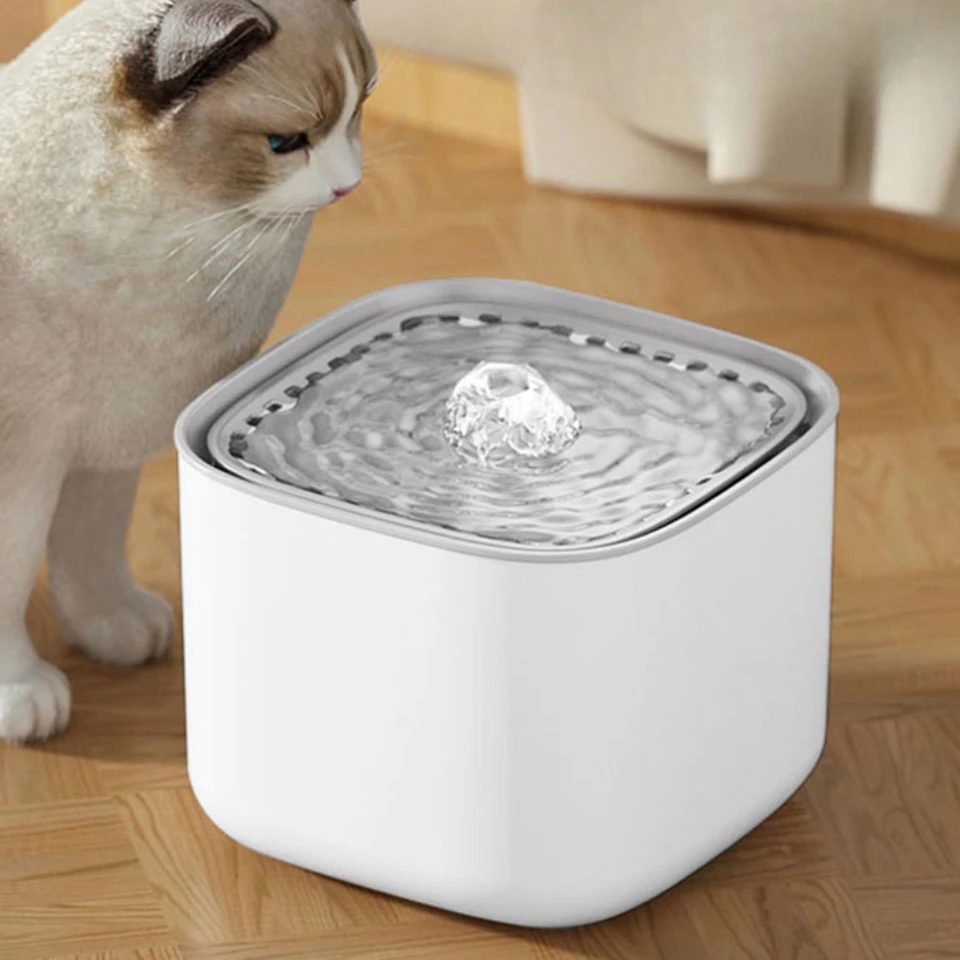 3L Cat Water Fountain Auto recirkulárny filter Veľká kapacita filtrovanie mačací vodný pijan USB Electric Mute Cats Water DispenSer