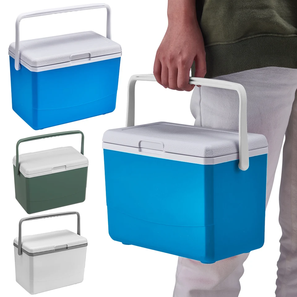 3L Kempingová chladnička s rukoväťou grilom Izolácia skrinky na uchovávanie tepelného ukladania potravín Cool Cooler Box pre kempingové chvosty
