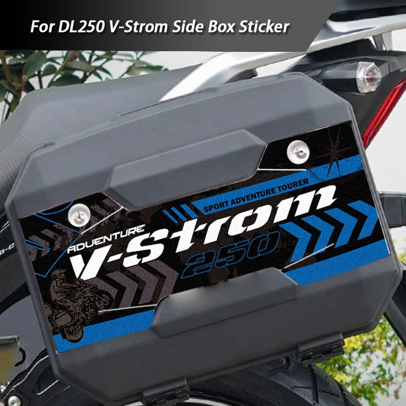 3M Motocyklové skrinky na bočné skrinky na bočné skrinky Tail batožina puzdro Pannier Decal Witerproof Accessories for Suzuki DL250 V-Strom 250
