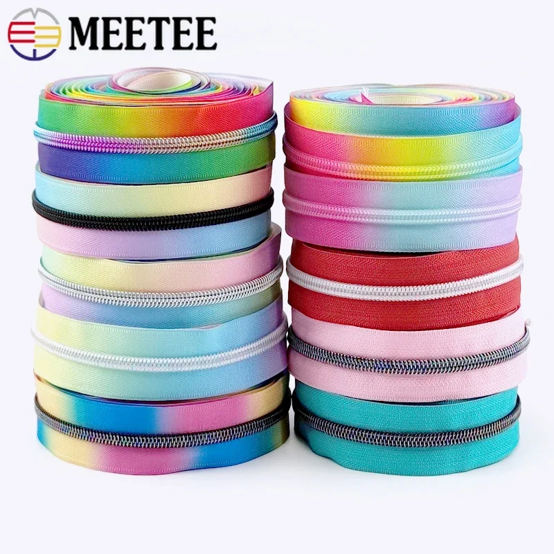 3METER 5# Šijacie nylonové zipsové páska pre kabelku vrecko Plast zipsov zips