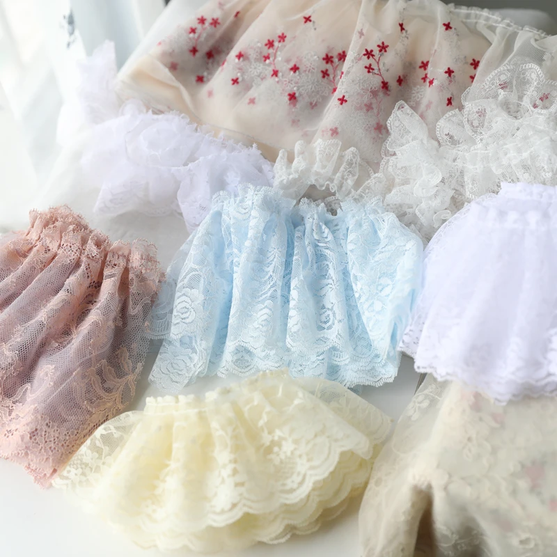 3METRE/LOT Krásne šupky čipky s čipkou TRIMS HOME TEXTILE APPELE LACE X704