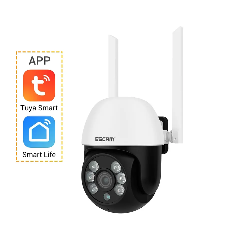 3MP 1296P TUYA APP Wireless PTZ IP DOME COMERA PLNEJ FARBORE NIGHT VÍZKA DOMÁCNOSŤ CCTV Baby Monitor