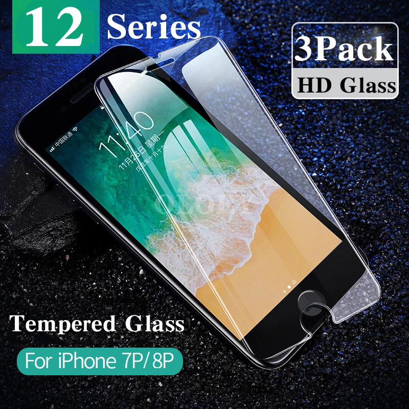 3pack ochranné sklo pre iPhone 12Pro max 12 Pro 8 7 6 6s Plus Plus ScreenProtector 9H Film iPhone12 iPhone8 Príslušenstvo sklo sklo