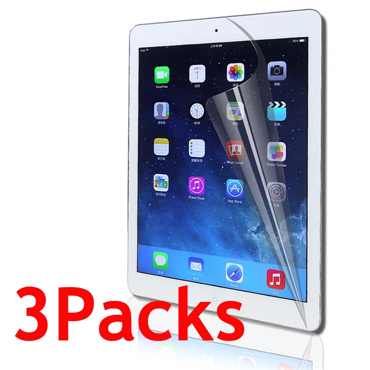 3Packs Film Protector Soft Screen Film pre kartu Samsung Galaxy A A6 A7 A8 7.0 8.0 9,7 10,1 10,5 T285 T350 P200 T510 T580 T590 Tablet