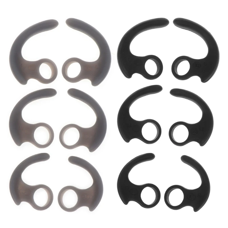 3Pairské mäkké silikónové ušné vankúšiky do uší pre uši