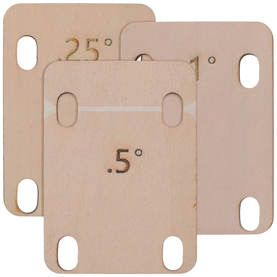 3PC gitarové gitarové gitarové gitarové basové rozpery krku na spodok nastavenia rozpery náhradné podložky pre dodávky opravy krku na gitaru basový krk