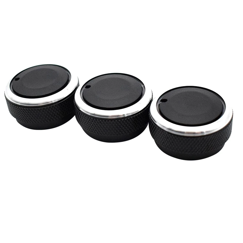 3pcs ac spínač klimatizácie klimatizačné gombíky tepla pre Toyota Tacoma Platz vios vitz yaris echo scion x čierny