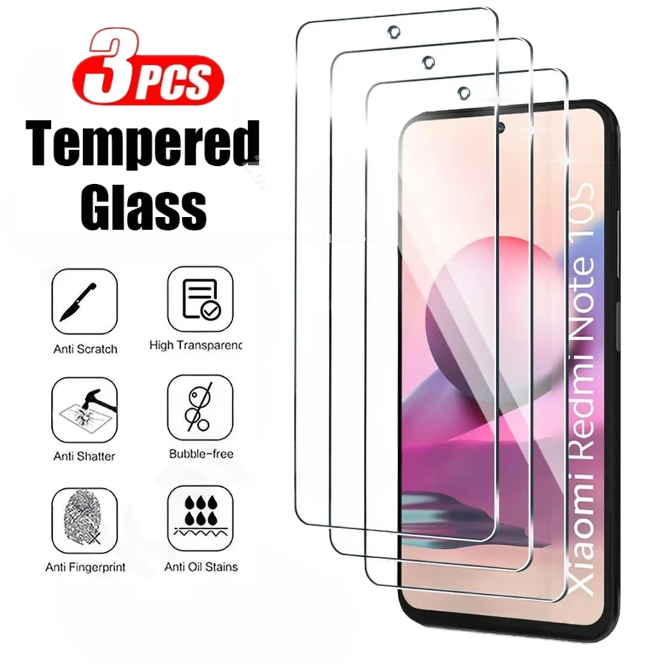 3pcs chránič obrazovky pre Xiaomi Redmi Poznámka 13 12 11 10 Pro 5g 14 11S 10S 9T 8T Temperované sklo pre redmi 13c 12c 10c 9c 9a 8a 8a 8
