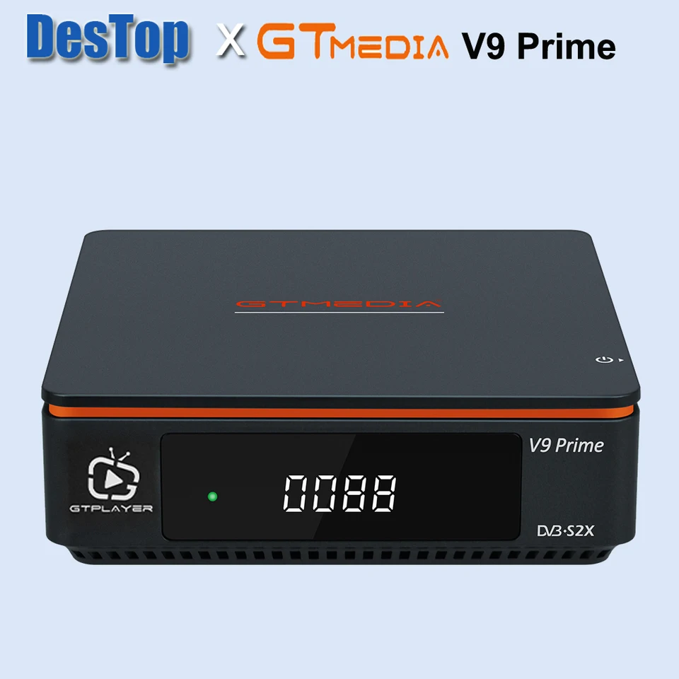 3pcs FTA GTMedia V9 Prime Prime Satellite Regesiver Support Mars DVB-S/S2/S2X, VCM/ACM/MULTI-STREAM/T2-MI, HEVC Main10 Profil, AVS+