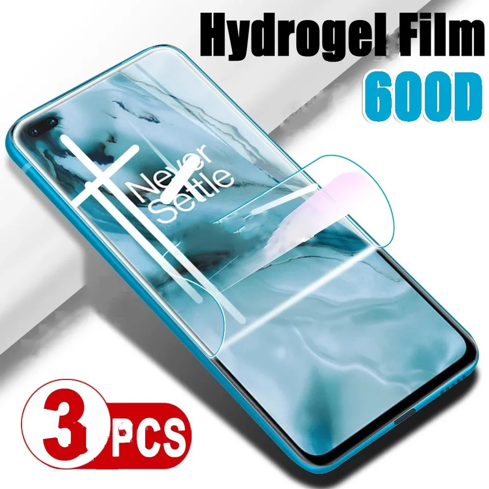 3pcs Full Cover Curved Hydrogel Film pre OnePlus 11 9 10 Pro Protector Screen 9R Nord 2 8 8T 7T 7 6T 6 Pro Adsess