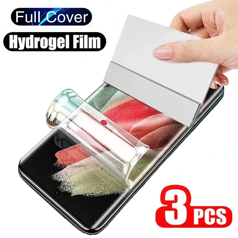 3pcs Full Cover Hydrogel Film pre Infinix Hot 30 Play NFC 20 12 11S Poznámka 30 12i 11 Pro Smart 6 7 HD Protector Screen Film Film