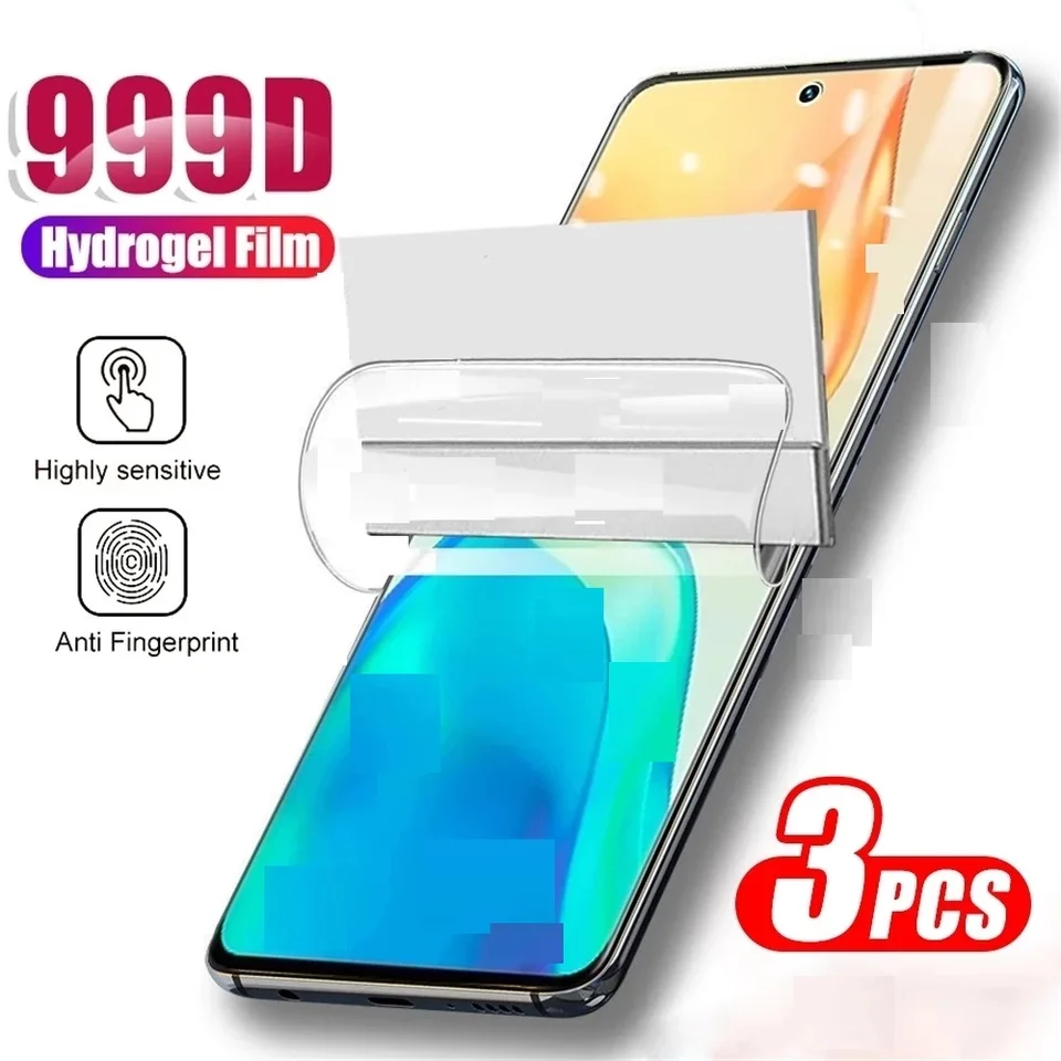 3pcs Hydrogel 10 8i 5g Pro 8 7 9 Protect Screen pre Realme GT Neo 2 3 C21Y C25S C25Y Q3 Film