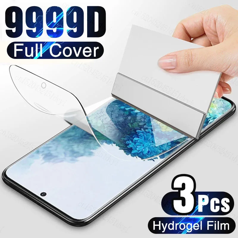 3pcs Hydrogel Film pre Motorola Moto G Stylus 5G Plus Play Power 2023 2022 2021 Rýchly čistý pro -chránič obrazovky 9H Clear