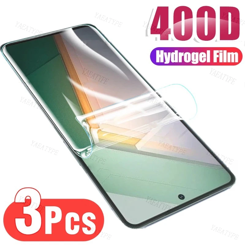 3pcs Hydrogel Film Screen Chránič pre Xiaomi Redmi Note 12 11 9 8 7 Pro Max 9a 9C 10s Redmi Note 11 Pro Poznámka 8T