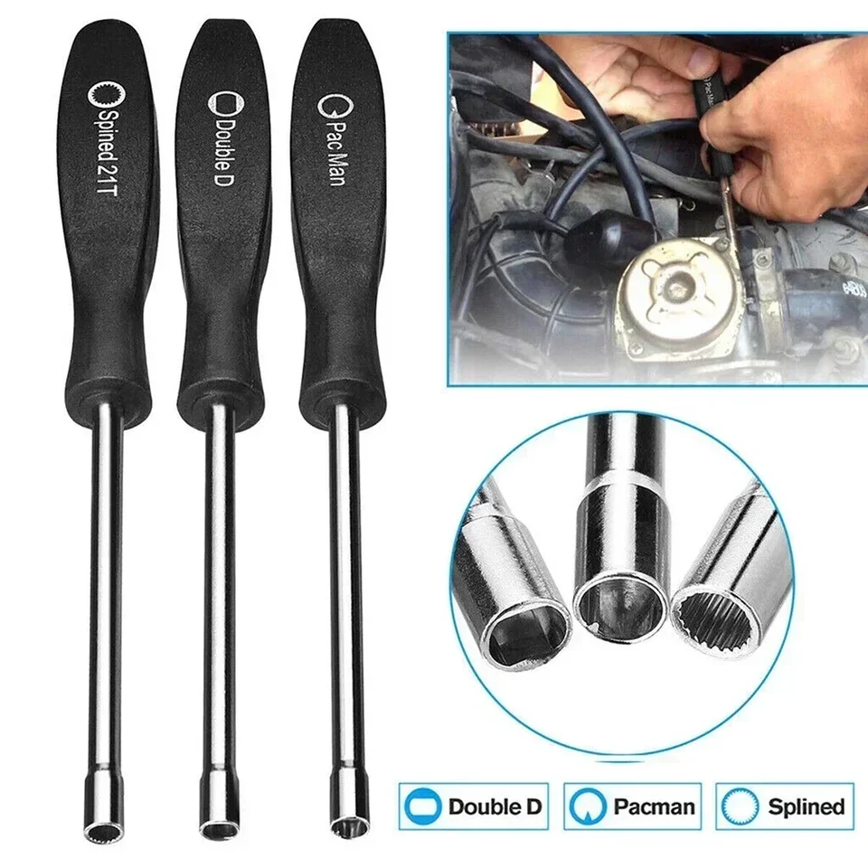 3pcs karburátor skrutkovača sacharid nastavovacia reťazová píla Nástroj Dvojité d hexagon pre Poulan pre husqvarnu accesorios para moto