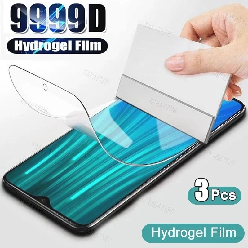 3pcs Screen Protector Hydrogel Film pre HTC Desire 510 610 62 ONE M7 M8 M9 M10 E8 X9 A9 E9 plus Wildfire E2 Play E3 Lite