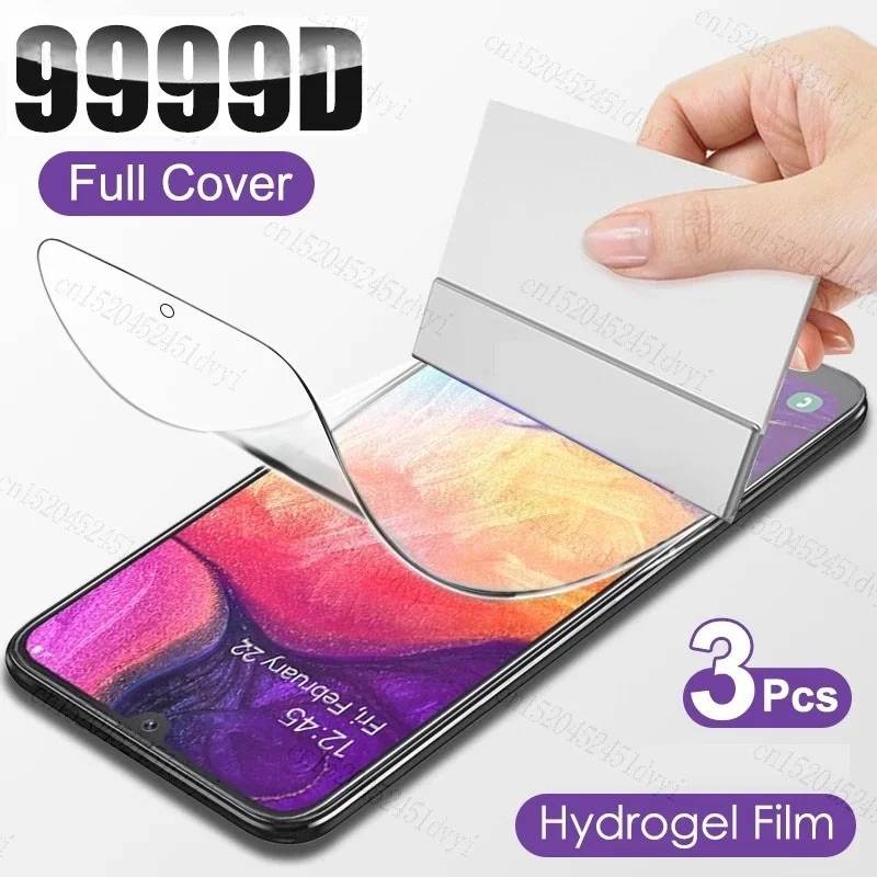 3pcs Screen Protector Hydrogel Film pre HTC Desire 510 610 62 ONE M7 M8 M9 M10 E8 X9 A9 E9 plus Wildfire E2 Play E3 Lite