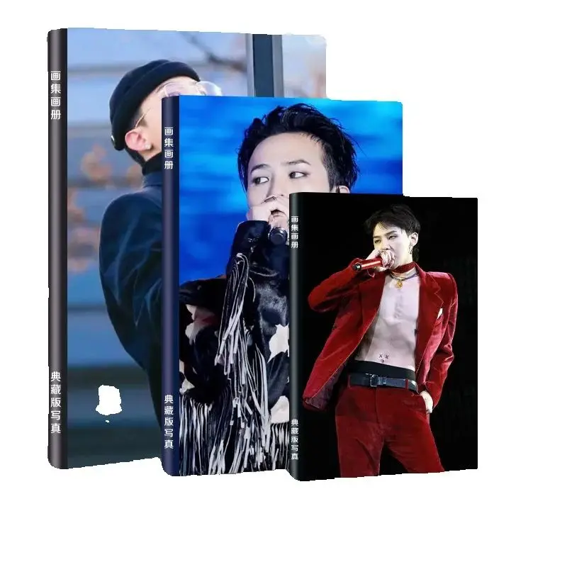 3Size G-Dragon Ji-Yong Kwon HD Photobograf Mini karty Standee Standee Rea-Chain Calendar Photo album Art Bookbook Picturebook