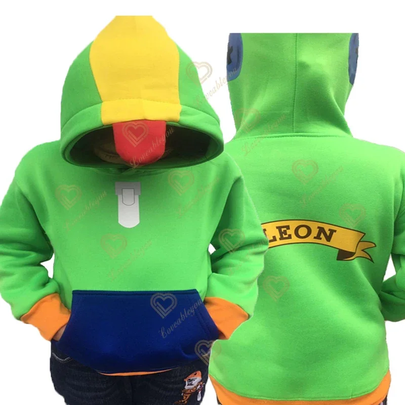 3T-16T Girls Hoodie 2024 New Fashion Streetwear mikiny mikina dizajn zelenú červené leon krásne chlapec dievčenské mikiny tlačiarenské vrcholy
