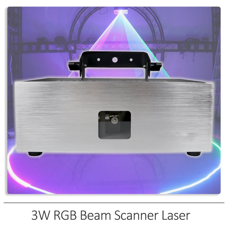 3W RGB Animation Beam Scanner Stage Laser Light projektor DJ Disco Bar Club Dance Svadba vianočných efektov Show Lamp