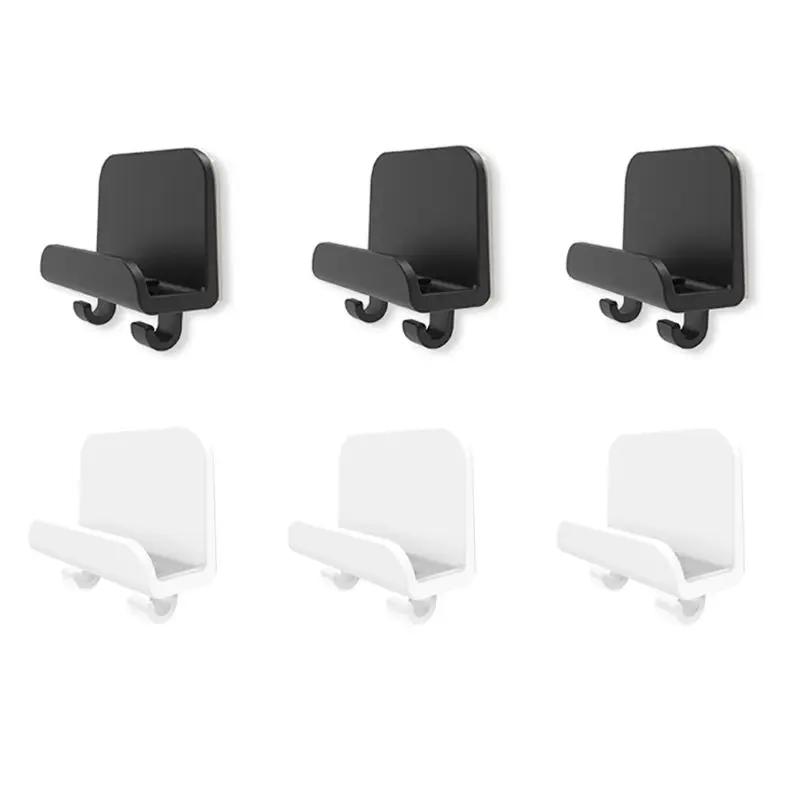 3x adhézne telefónne tablety držiak na stenu na stenu pripevnenia kolísky pre mobilný telefón iPad