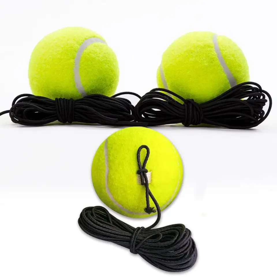 3x Profesionálny tenisový výcvik loptu s elastickým loptičkom prenosné prenosné vybavenie Struka loptičku tenis fitness tenni