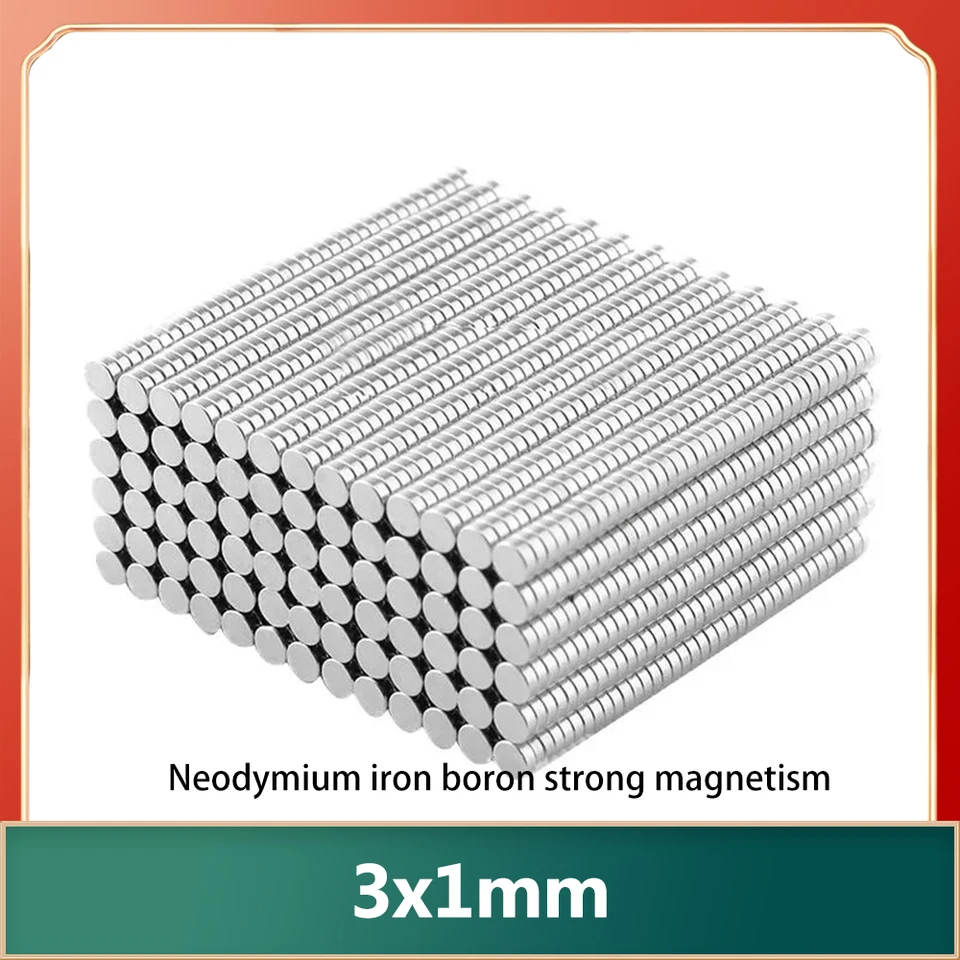 3x1 Mini Malé okrúhle magnety 3 mm*1 mm neodymium magnet dia 3x1mm Permanentný ndfeb super silné výkonné magnety 3*1 mm