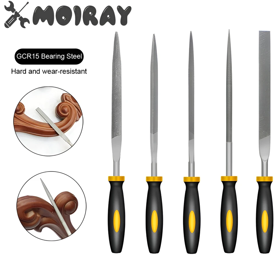 3x140 4x160 mm 5ks Mini kovové raspové súbory ihly Nastavené drevené náradie pre oceľové rasné ihly