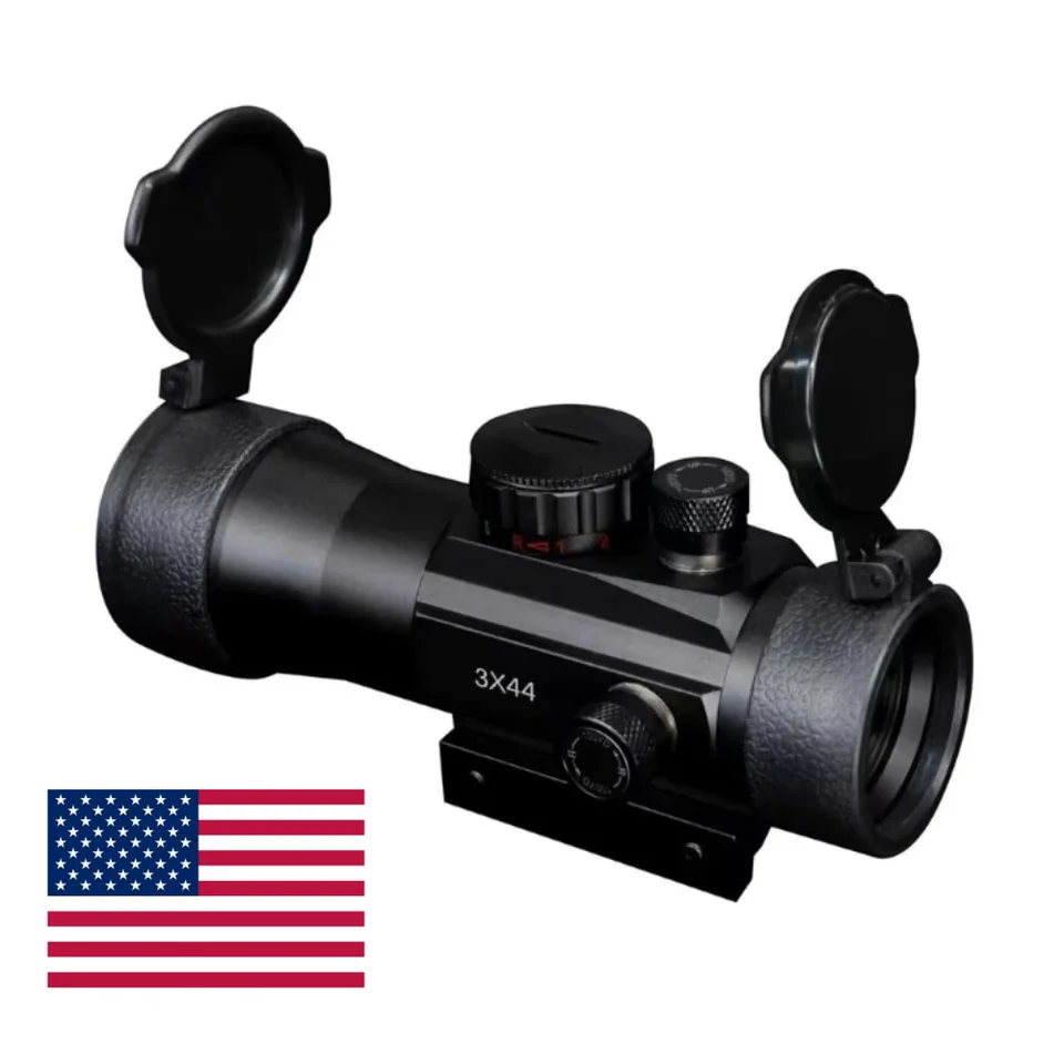 3x44 Holografický pohľad 2x40 Červená/zelená bodka Rozsah 3x42 Red Dot Reflex Sight 1x40 s držiakom 11/20 mm pre lov teleskopického rozsahu