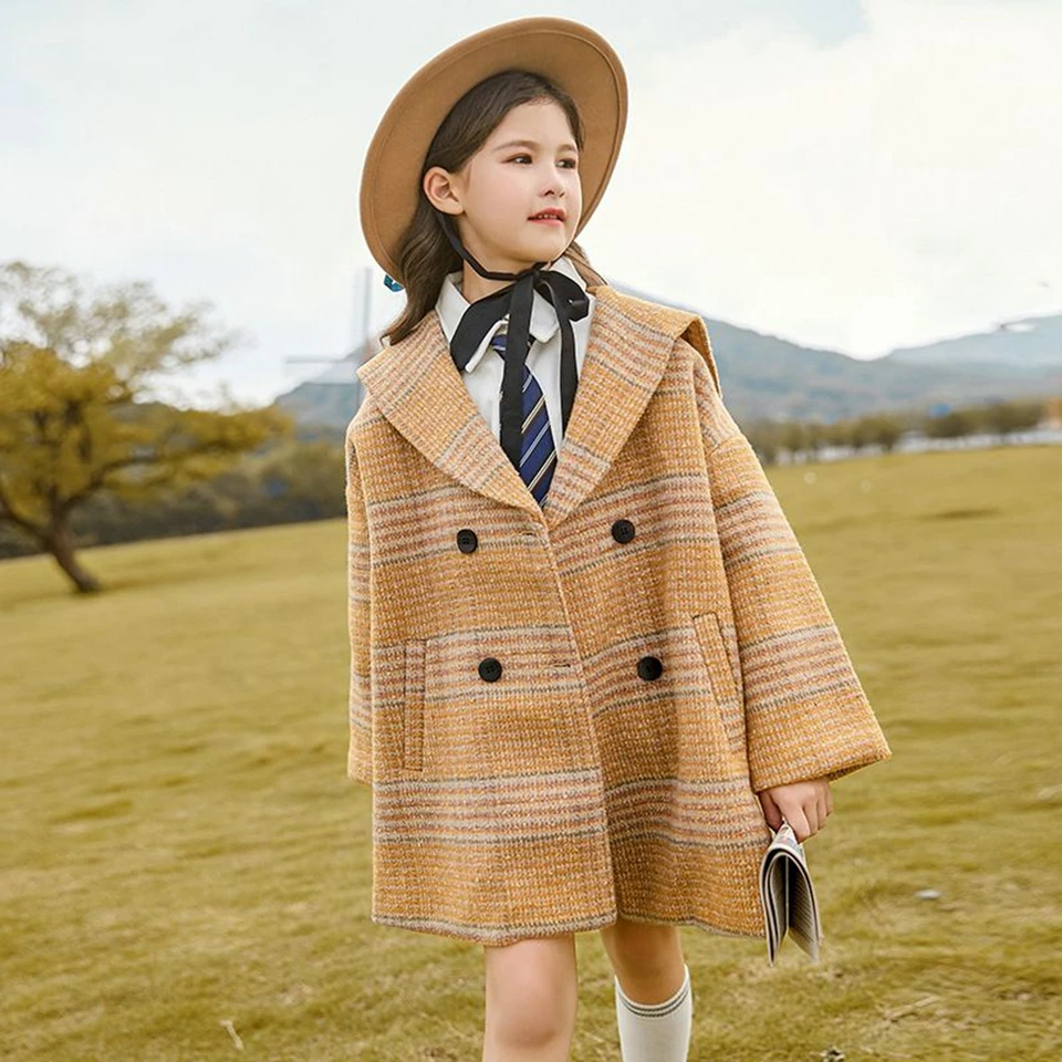 4-15 rokov deti Plané šaty pre dievčatá pre dievčatá zima hrubý coat coat teenager girls bunda 4 5 6 7 8 9 10 11 12 13 14 15