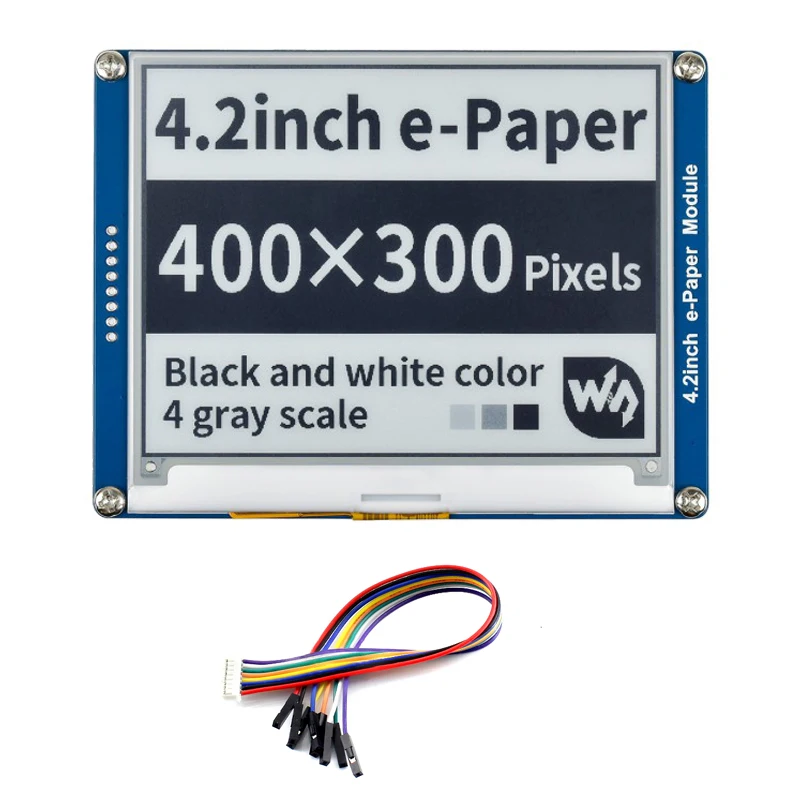 4,2 palca Raspberry Pi 4 E-Paper Modul E-IND Displej čiernej bielej s rozhraním SPI pre Arduino Nucleo STM32 RASPBERRY PI 3B+ 3B