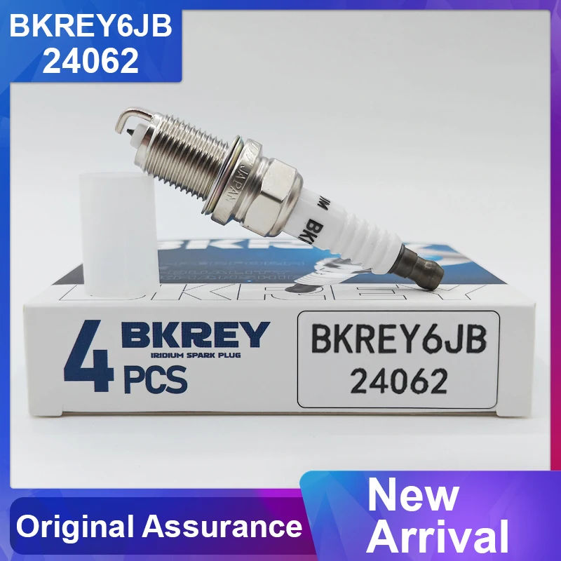 4/20ks 22401-20J06 Bkr6e Normálna zapaľovacia sviečka pre Nissan Audi BMW Chevy Toyota Bentley Chrysler pre BKREY6JB 24062 2240120J06