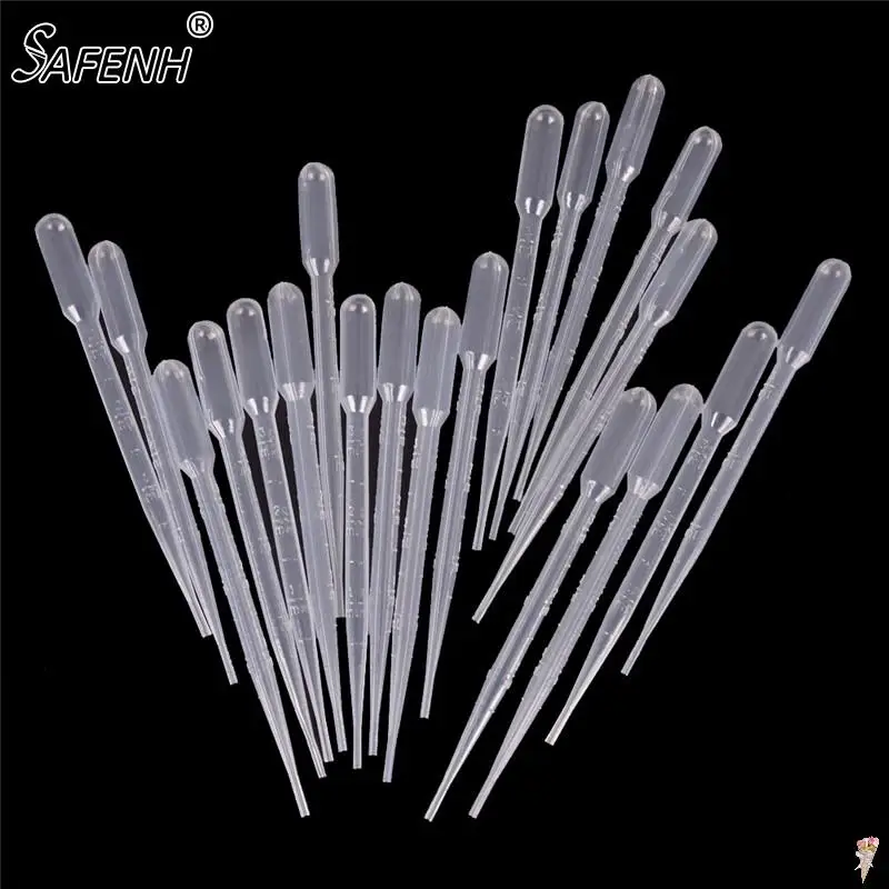 4/20ks jednorazové plastové prenosové pipety prenosové kvapkadlá pre silikónové formy UV Epoxidové živice šperky výroby 3ML
