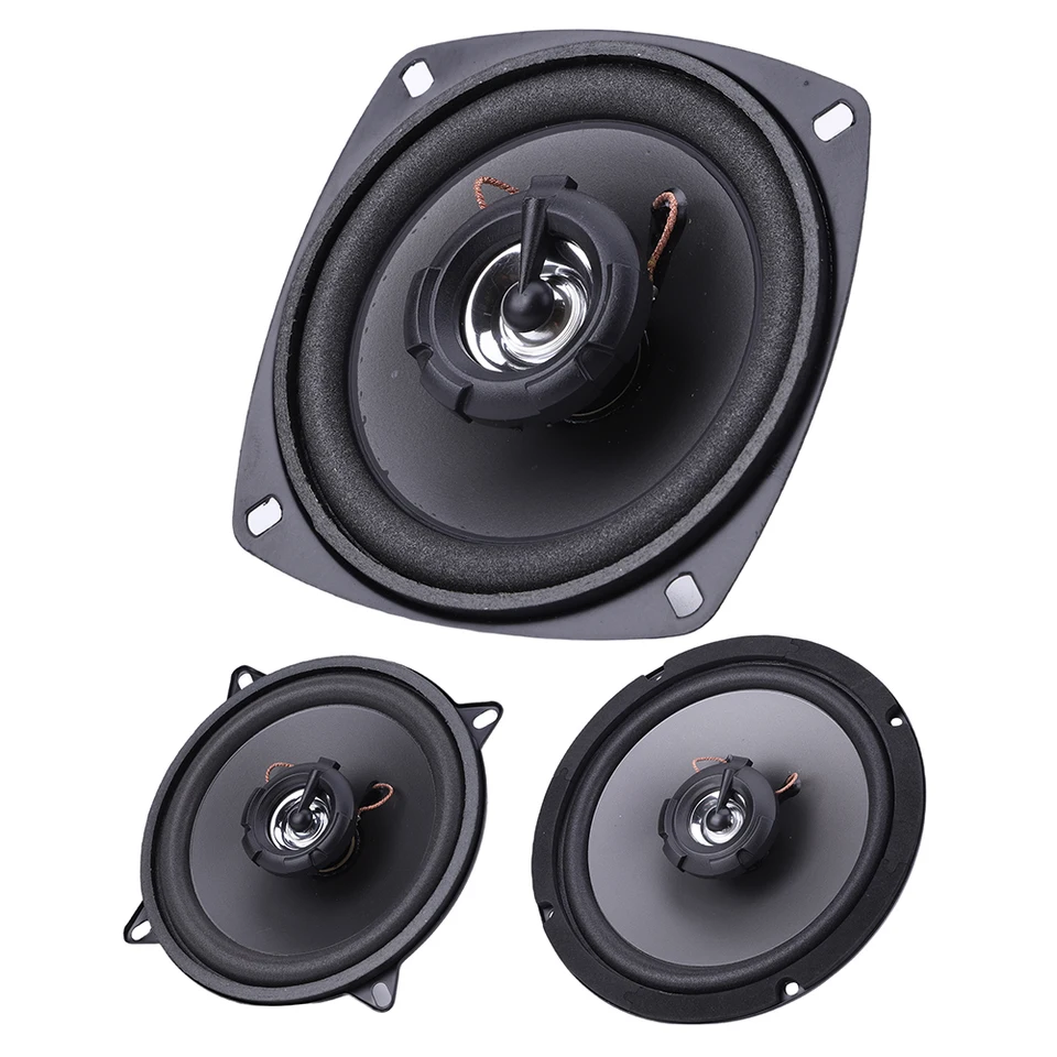 4/5/6 palca Automobile Audio Hifi Music 12V 2 Way Car HiFi Coaxiálny reproduktor 4 Ohmy Frekvencia Frekvencia Auto Audio 300W/400W/500W